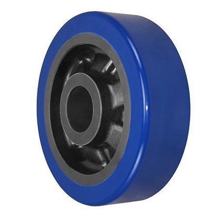 DURASTAR Wheel; 8X2.5 Polyurethane|Glass-Filled Nylon (Blue|Black); 1-15/16 Pla 825MX86U